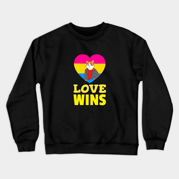 Love wins Crewneck Sweatshirt by Celebrate your pride